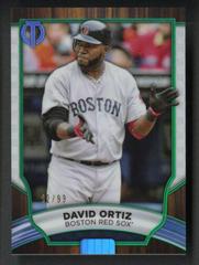 David Ortiz [Green] #9 Baseball Cards 2022 Topps Tribute Prices