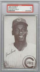 Ernie Banks Baseball Cards 1962 Exhibits Statistic Back Prices