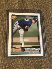 Mike Timlin Baseball Cards 1991 Topps Traded Prices