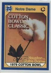 1979 Cotton Bowl #18 Football Cards 1990 Notre Dame Collegiate Collection Prices