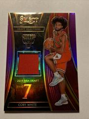 Coby White [Purple Prizm] #DS-CBW Basketball Cards 2019 Panini Select Draft Selections Memorabilia Prices