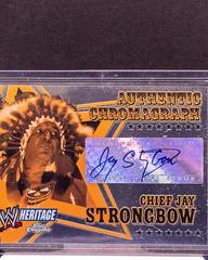 Chief Jay Strongbow Wrestling Cards 2006 Topps Heritage Chrome WWE Autographs Prices