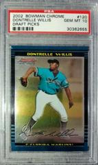 Dontrelle Willis #120 Baseball Cards 2002 Bowman Chrome Draft Picks Prices