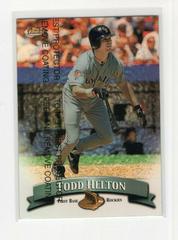 Todd Helton [Refractor] #111 Baseball Cards 1998 Finest Prices