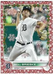 Beau Brieske [Red] #HW104 Baseball Cards 2022 Topps Holiday Prices