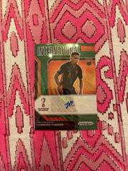 Jurrien Timber [Green Wave] Soccer Cards 2022 Panini Prizm World Cup International Ink Autograph Prices