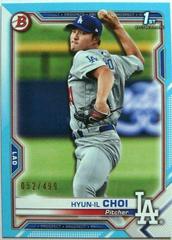 Hyun il Choi [Blue] Baseball Cards 2021 Bowman Paper Prospects Prices