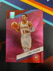 Trae Young [FOTL Pink] #101 Basketball Cards 2022 Panini Donruss Elite Prices