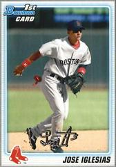 Jose Iglesias [Black Border Redemption] Baseball Cards 2010 Bowman Prospects Prices