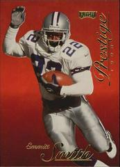 Emmitt Smith [Red] Football Cards 1998 Playoff Prestige Prices