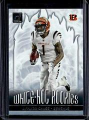 Ja'Marr Chase #WHR-JMC Football Cards 2021 Panini Donruss White Hot Rookies Prices