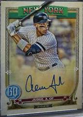 Aaron Judge [Bazooka Back] Baseball Cards 2020 Topps Gypsy Queen Autographs Prices