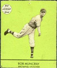 Bob Muncrief [Green Background] #8 Baseball Cards 1941 Goudey Prices