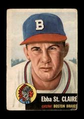 Ebba St. Claire Baseball Cards 1953 Topps Prices
