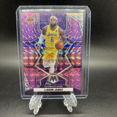 LeBron James [Purple] Basketball Cards 2021 Panini Mosaic Prices