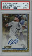 Brandon Lowe [Gold Refractor] #BL Baseball Cards 2019 Topps Chrome Autographs Prices