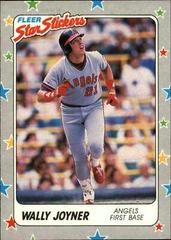 Wally Joyner Baseball Cards 1988 Fleer Star Stickers Prices