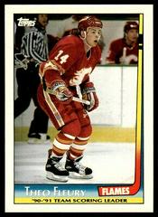 Theo Fleury #14 Hockey Cards 1991 Topps Team Scoring Leaders Prices