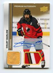 Colby Barlow [Autograph Patch] #82 Hockey Cards 2023 Upper Deck Team Canada Juniors Prices