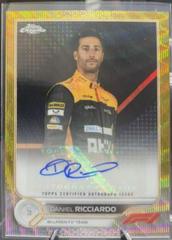 Daniel Ricciardo [Gold Wave] #CAC-DR Racing Cards 2022 Topps Chrome Formula 1 Autographs Prices