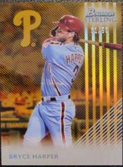 Bryce Harper [Gold] Baseball Cards 2022 Bowman Sterling Tek Prices