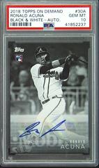 Ronald Acuna [Autograph] #30A Baseball Cards 2018 Topps on Demand Black & White Prices