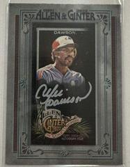 Andre Dawson [X Silver Frame] Baseball Cards 2022 Topps Allen & Ginter Mini Autographs Prices