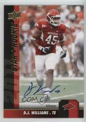 D.J. Williams [Autograph] Football Cards 2011 Upper Deck Prices
