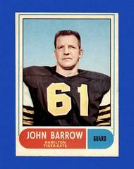John Barrow Football Cards 1968 O Pee Chee CFL Prices