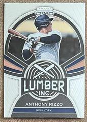 Anthony Rizzo Baseball Cards 2022 Panini Prizm Lumber Inc Prices