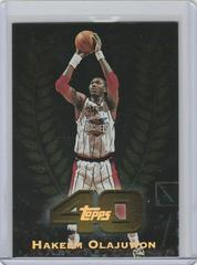 Hakeem Olajuwon #38 Basketball Cards 1997 Topps Topps 40 Prices