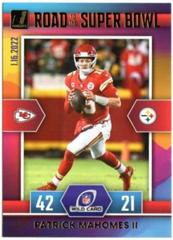 Patrick Mahomes II Football Cards 2022 Panini Donruss Road to the Super Bowl Wild Card Prices