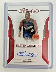 Grant Hill #16 Basketball Cards 2022 Panini Flawless Distinguished Auto Prices