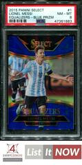 Lionel Messi [Blue Prizm] Soccer Cards 2015 Panini Select Equalizers Prices