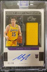 Austin Reaves Basketball Cards 2021 Panini One and One Rookie Jersey Autographs Prices