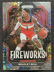 Bradley Beal [Fast Break] #25 Basketball Cards 2022 Panini Prizm Fireworks Prices