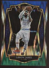 LeBron James [Blue White Green Shimmer] Basketball Cards 2020 Panini Select Prices