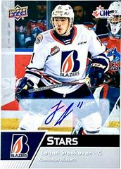 Logan Stankoven [Autograph] #306 Hockey Cards 2022 Upper Deck CHL Prices