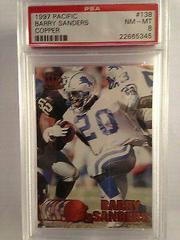 Barry Sanders [Copper] Football Cards 1997 Pacific Prices