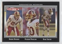 Shawn Springs, Pierson Prioleau, Sean Taylor [Black] #361 Football Cards 2006 Topps Total Prices