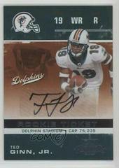 Ted Ginn Jr. [Autograph] #227 Football Cards 2007 Playoff Contenders Prices