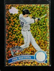 Jose Bautista [Cognac Diamond Anniversary] Baseball Cards 2011 Topps Update Prices