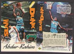 Shareef Abdur-Rahim #11 Basketball Cards 1997 Upper Deck Slam Dunk Prices