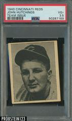 John Hutchings Baseball Cards 1940 Cincinnati Reds Team Issue Prices