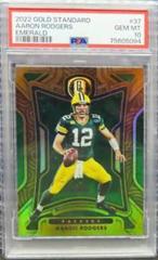 Aaron Rodgers [Emerald] #37 Football Cards 2022 Panini Gold Standard Prices