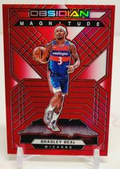 Bradley Beal [Red Flood] #37 Basketball Cards 2021 Panini Obsidian Magnitude Prices