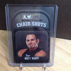 Matt Hardy Wrestling Cards 2021 Upper Deck AEW Spectrum Chair Shots Metal Prices