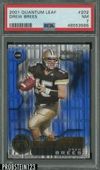 Drew Brees [San Diego Chargers] Football Cards 2001 Quantum Leaf Prices