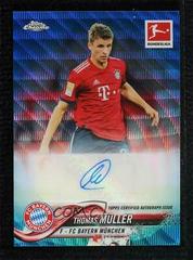 Thomas Muller [Autograph Blue Wave Refractor] Soccer Cards 2018 Topps Chrome Bundesliga Prices