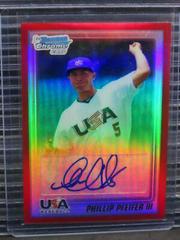 Phillip Pfeifer III [Gold Refractor] #USA13 Baseball Cards 2010 Bowman Chrome USA Stars Prices